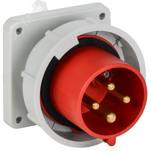 Изображение товара Вилка встраиваемая ССИ-3242 32А-6ч 380В 3P+PE IP67 IEK (шт)