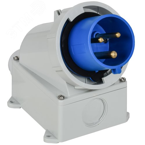 Изображение товара Вилка стационарная ССИ-5232 32А-6ч/220В 2P+PE IP67 IEK (шт)