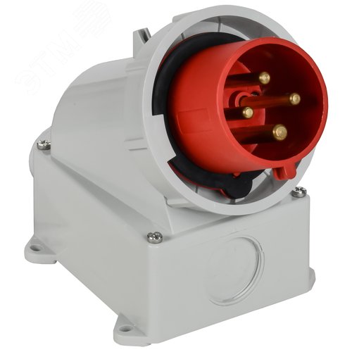 Изображение товара Вилка стационарная ССИ-5242 32А-6ч/380В 3P+PE IP67 IEK (шт)