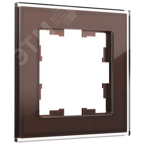 Изображение товара BRITE Рамка 1 пост РУ-1-2-БрТБ стекло бронза (шт)