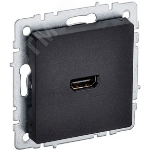 Изображение товара BRITE Розетка HDMI РHDMI-0-БрЧ черный (шт)