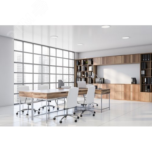 Светильник даунлайт светодиодный встраиваемый ДВО 1614 белый круг 20Вт 6500К IP20 - фото 7