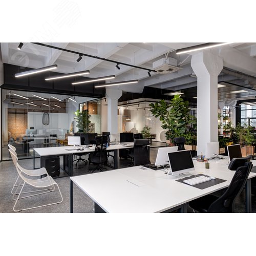 Светильник офисный линейный светодиодный 1011 20 Вт 6500Л 600мм белый - фото 5