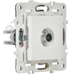 SKANDY Розетка TV оконечная SK-A12W арктический белый IEK - фото 3