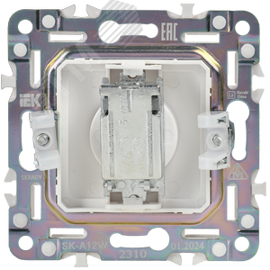 SKANDY Розетка TV оконечная SK-A12W арктический белый IEK - фото 5
