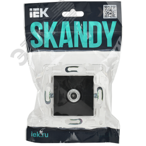 SKANDY Розетка TV оконечная SK-A12Bl черный IEK - фото 7