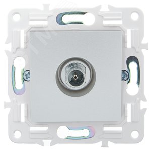 SKANDY Розетка TV оконечная SK-A12S серебряный IEK - фото 2