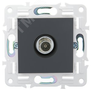 SKANDY Розетка TV оконечная SK-A12G графит IEK - фото 2