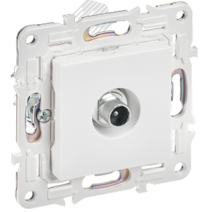 SKANDY Розетка TV проходная SK-A17W арктический белый IEK - фото 1