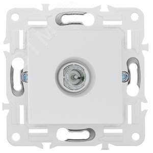 SKANDY Розетка TV проходная SK-A17W арктический белый IEK - фото 2