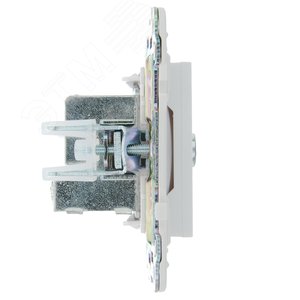 SKANDY Розетка TV проходная SK-A17W арктический белый IEK - фото 4