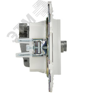 SKANDY Розетка двойная TV+SAT SK-A13W арктический белый IEK - фото 4