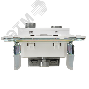 SKANDY Розетка двойная TV+SAT SK-A13W арктический белый IEK - фото 6