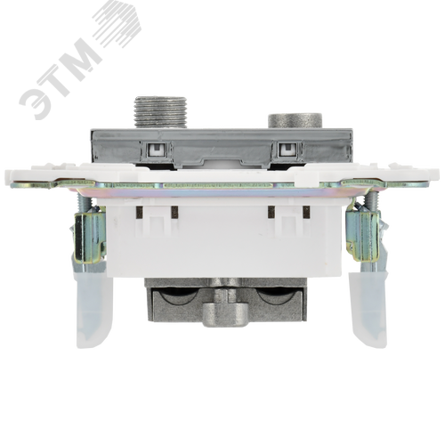 SKANDY Розетка двойная TV+SAT SK-A13N никель IEK - фото 5