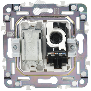 SKANDY Розетка двойная TV+RJ45 кат.5E SK-A14W арктический белый IEK - фото 6