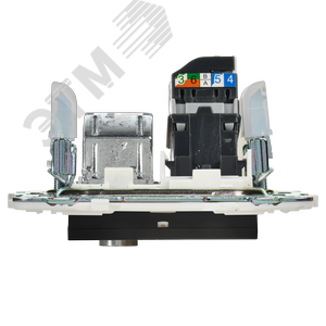 SKANDY Розетка двойная TV+RJ45 кат.5E SK-A14Bl черный IEK - фото 5