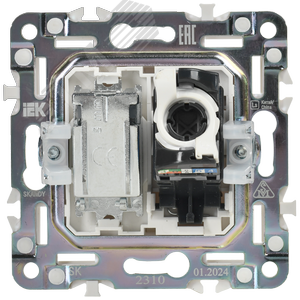 SKANDY Розетка двойная TV+RJ45 кат.5E SK-A14Bl черный IEK - фото 6