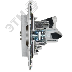 SKANDY Розетка двойная TV+RJ45 кат.5E SK-A14S серебряный IEK - фото 4