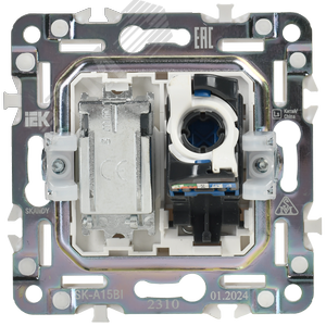 SKANDY Розетка двойная TV+RJ45 кат.6E SK-A15Bl черный IEK - фото 6