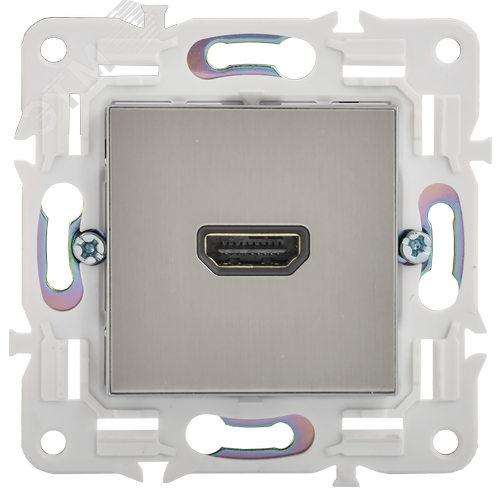 SKANDY Розетка HDMI SK-H01N никель IEK - фото 3