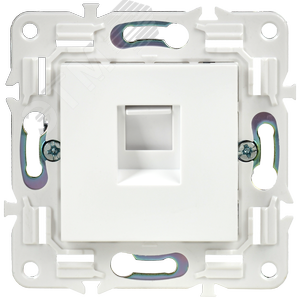 SKANDY Розетка компьютерная RJ45 кат.5E SK-K01W арктический белый IEK - фото 2