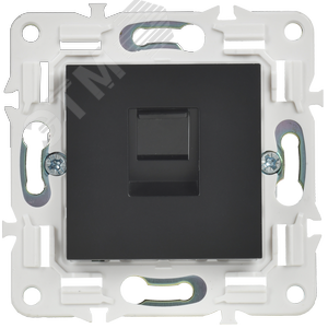 SKANDY Розетка компьютерная RJ45 кат.5E SK-K01Bl черный IEK - фото 2