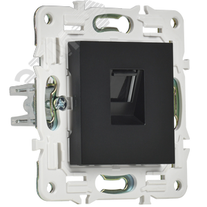 SKANDY Розетка компьютерная RJ45 кат.5E SK-K01Bl черный IEK - фото 3