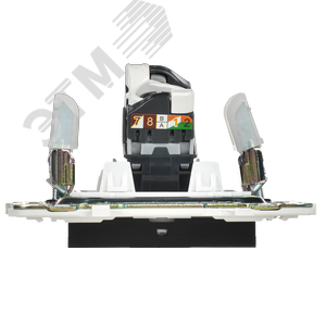 SKANDY Розетка компьютерная RJ45 кат.5E SK-K01Bl черный IEK - фото 5