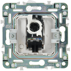 SKANDY Розетка компьютерная RJ45 кат.5E SK-K01Bl черный IEK - фото 6