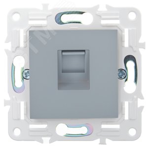 SKANDY Розетка компьютерная RJ45 кат.5E SK-K01Gr серый IEK - фото 2