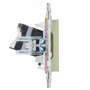 SKANDY Розетка компьютерная RJ45 кат.5E SK-K01G мятный IEK - фото 4