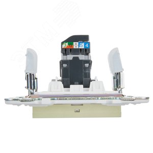 SKANDY Розетка компьютерная RJ45 кат.5E SK-K01G мятный IEK - фото 5