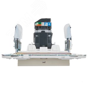 SKANDY Розетка компьютерная RJ45 кат.5E SK-K01B бежевый IEK - фото 5