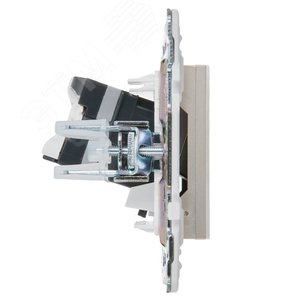 SKANDY Розетка компьютерная RJ45 кат.5E SK-K01Sh шампань IEK - фото 4