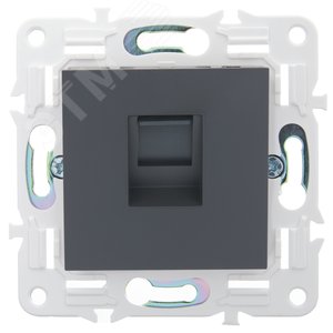 SKANDY Розетка компьютерная RJ45 кат.5E SK-K01T титан IEK - фото 2