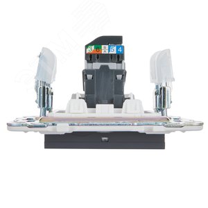 SKANDY Розетка компьютерная RJ45 кат.5E SK-K01T титан IEK - фото 5