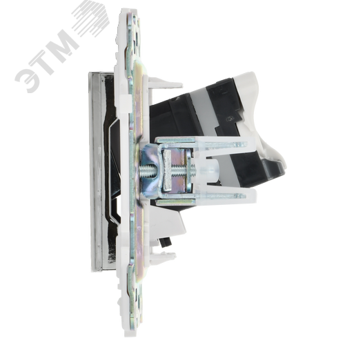 SKANDY Розетка компьютерная RJ45 кат.5E SK-K01N никель IEK - фото 4