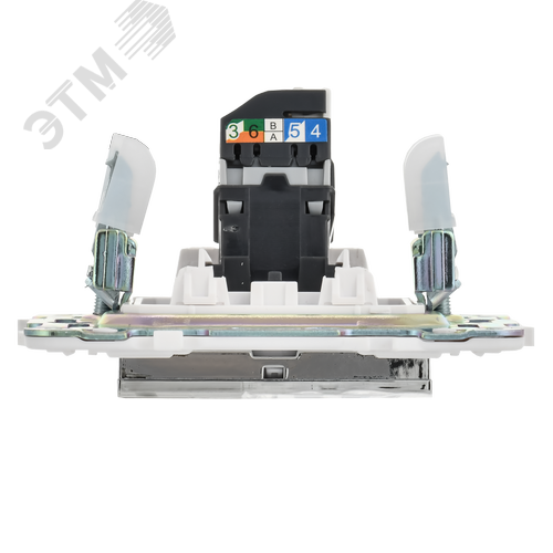 SKANDY Розетка компьютерная RJ45 кат.5E SK-K01N никель IEK - фото 5