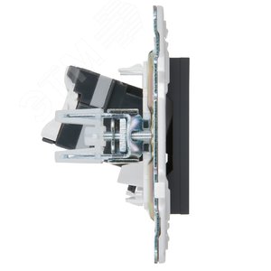 SKANDY Розетка компьютерная RJ45 кат.5E SK-K01G графит IEK - фото 4