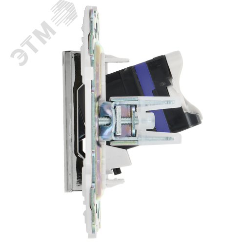 SKANDY Розетка компьютерная RJ45 кат.6 SK-K02N никель IEK - фото 4