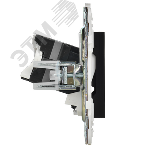 SKANDY Розетка компьютерная двойная RJ45 кат.5E SK-K03Bl черный IEK - фото 4