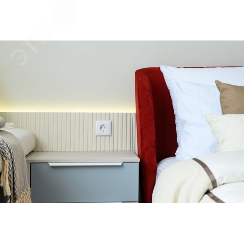 SKANDY Рамка 1-местная SK-F01W арктический белый IEK - фото 2