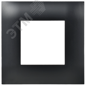 SKANDY Рамка 1-местная SK-F01Bl черный IEK - фото 2