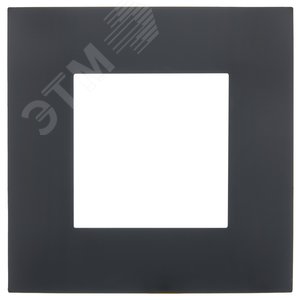 SKANDY Рамка 1-местная SK-F01G графит IEK - фото 2