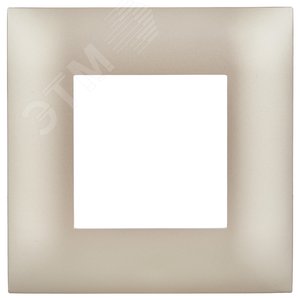 SKANDY Рамка 1-местная SK-F01Sa песочный IEK - фото 2