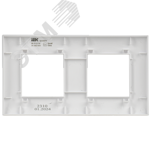 SKANDY Рамка 2-местная SK-F02W арктический белый IEK - фото 5