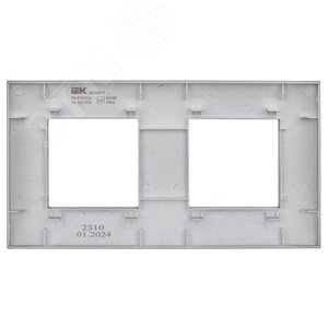 SKANDY Рамка 2-местная SK-F02Gr серый IEK - фото 3