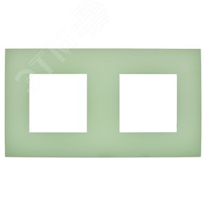 SKANDY Рамка 2-местная SK-F02M мятный IEK - фото 2