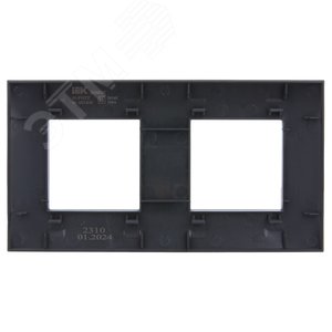 SKANDY Рамка 2-местная SK-F02T титан IEK - фото 3