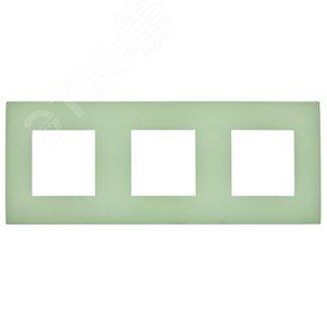 SKANDY Рамка 3-местная SK-F03M мятный IEK - фото 2